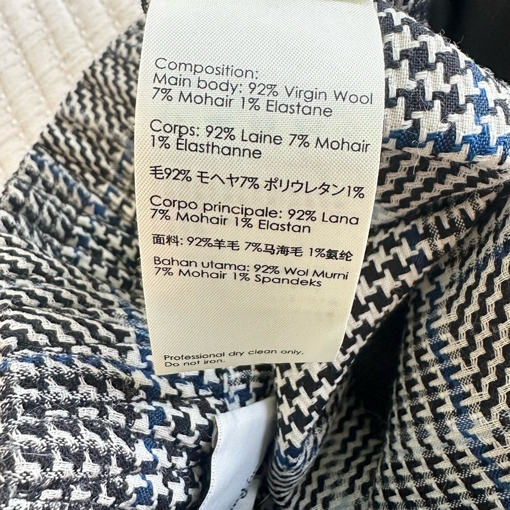 3.1 Phillip Lim Straight Leg Plaid Virgin Wool Pants - Picture 8 of 9